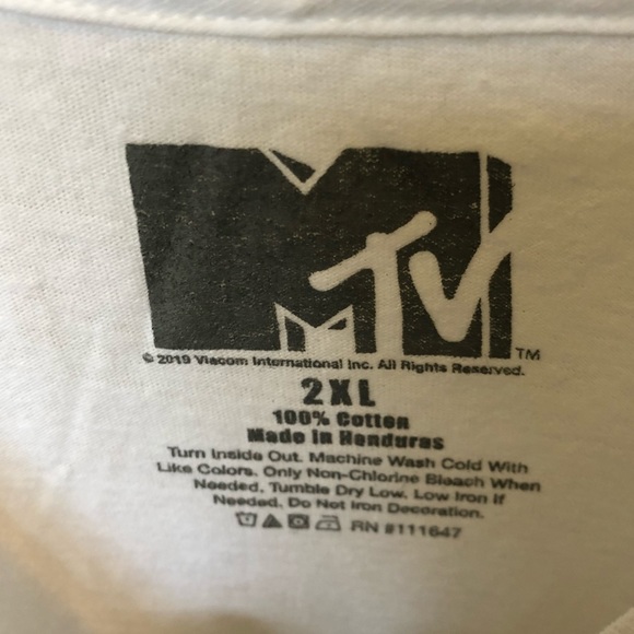 NWT MTV Tie Dye T Shirt graphic tee - Picture 3 of 4